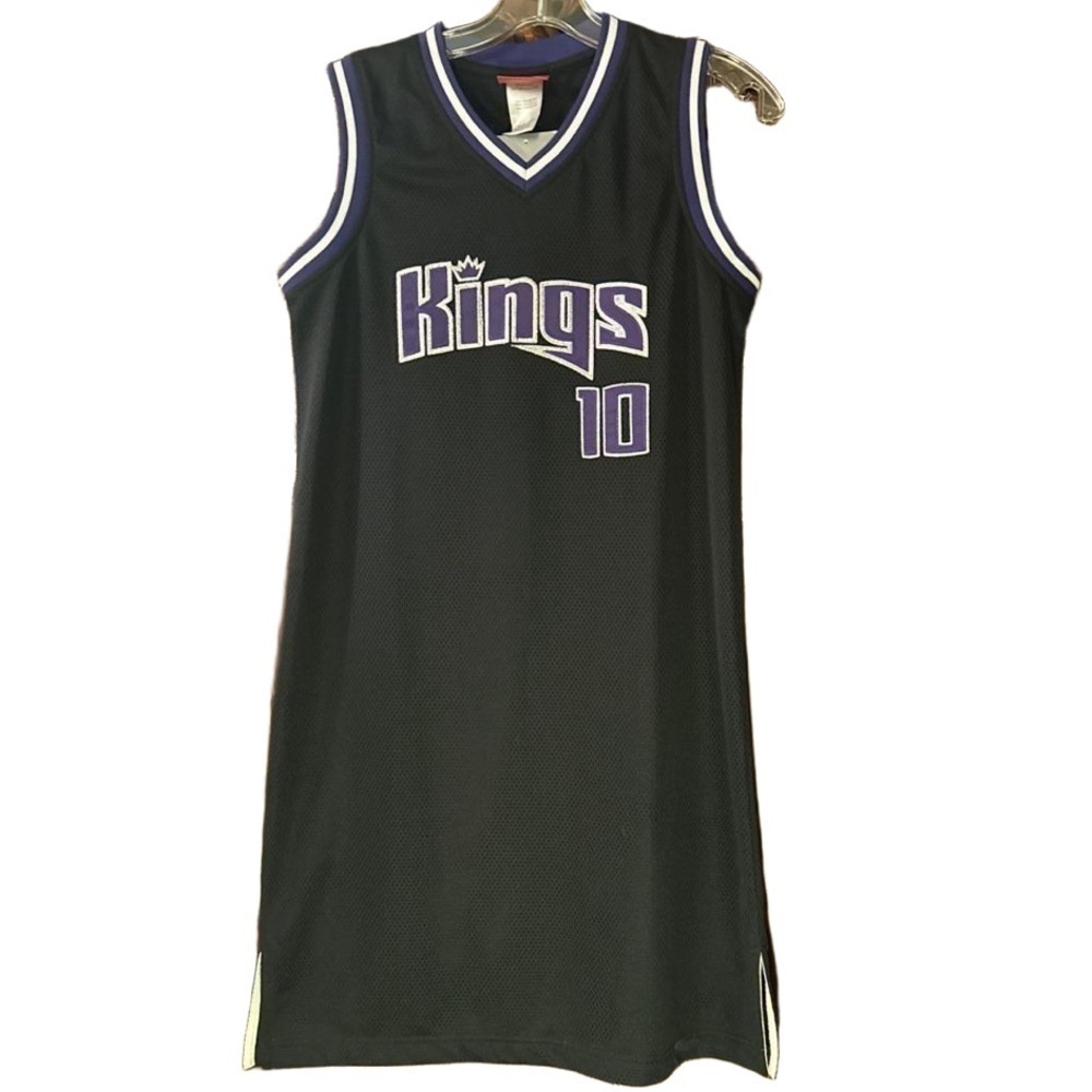 NWT REEBOK NBA KINGS #10 BIBBY WOMENS JERSEY DRESS SIZE MEDIUM